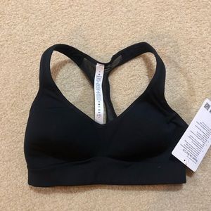 Lululemon black sports bra (new with tags)
